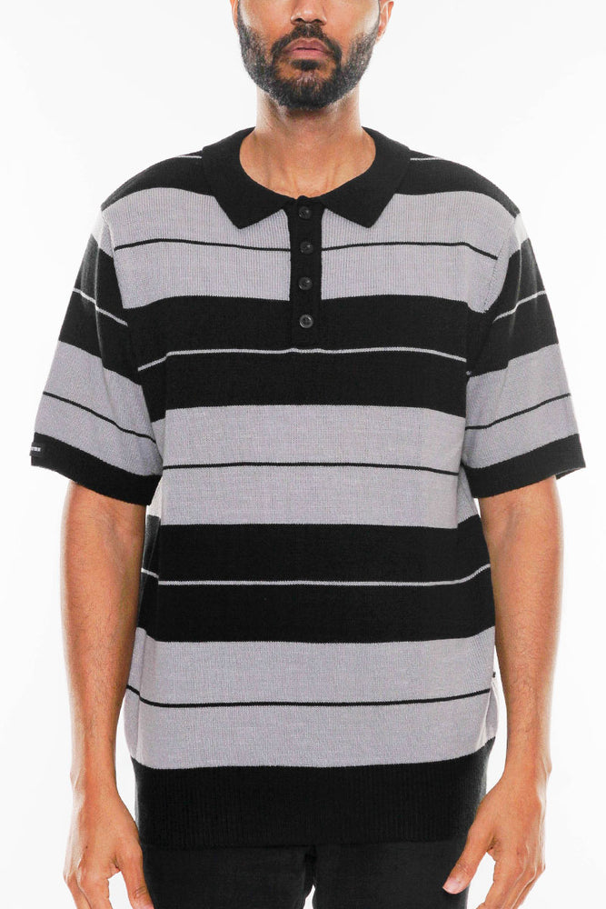 East Side Striped Polo Shirt