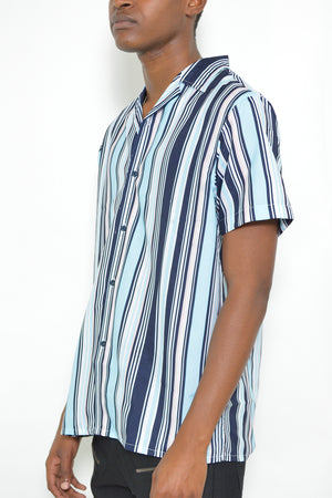 
                  
                    Load image into Gallery viewer, Bruxon Striped Print Shirt
                  
                