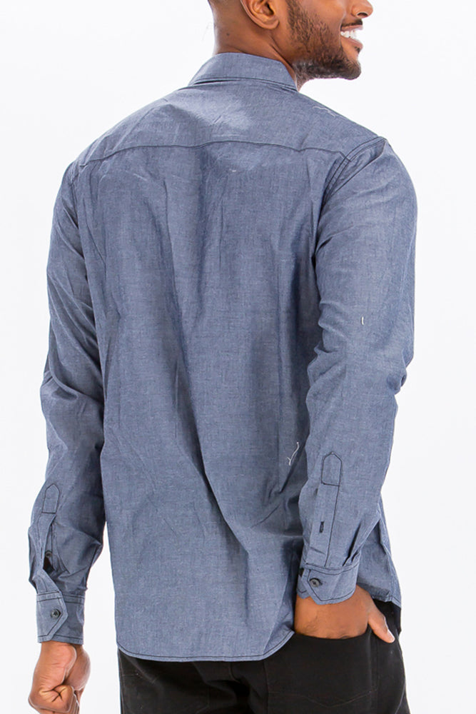 
                  
                    Load image into Gallery viewer, Jayden Outline Stitch Long Sleeve
                  
                