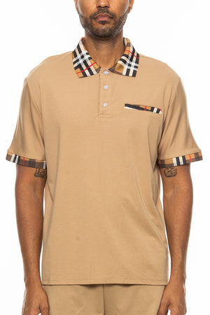 
                  
                    Load image into Gallery viewer, Checkered Detail Polo
                  
                