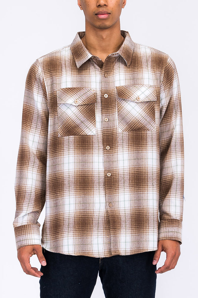 Brushed Flannel Shirt