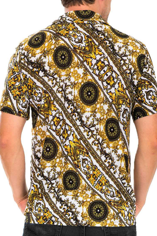 
                  
                    Load image into Gallery viewer, Medallion Print Button Up
                  
                