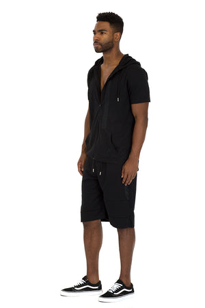 
                  
                    Load image into Gallery viewer, CAGE SHORT ATHLETIC SET- BLACK
                  
                