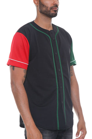 
                  
                    Load image into Gallery viewer, Corazon Color Block Baseball Jersey
                  
                