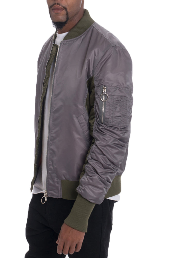 
                  
                    Load image into Gallery viewer, Bolden Two Tone Bomber
                  
                