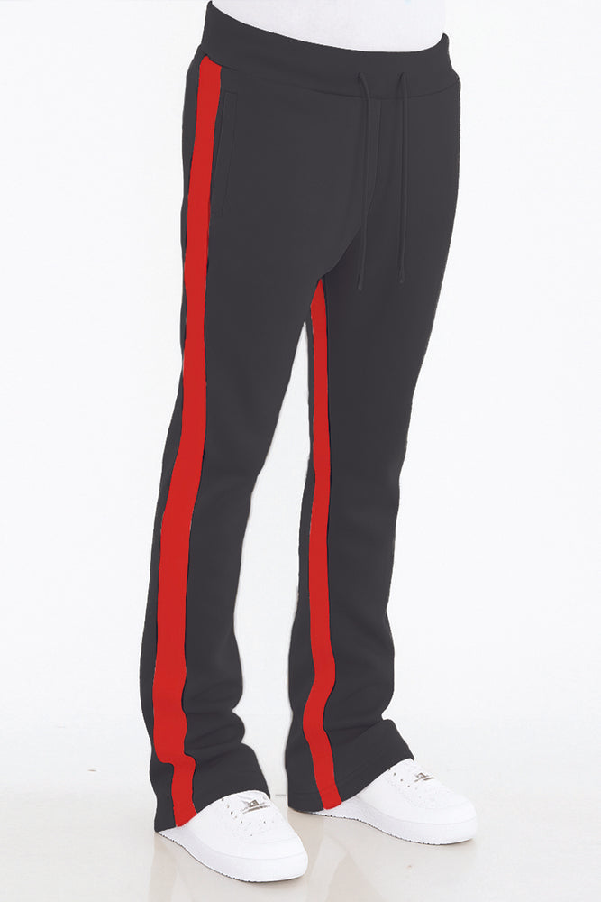 
                  
                    Load image into Gallery viewer, Dual Stripe Stacked Track Pants
                  
                