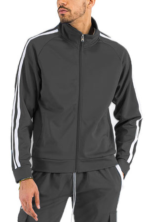 
                  
                    Load image into Gallery viewer, Two Stripe Track Jacket
                  
                