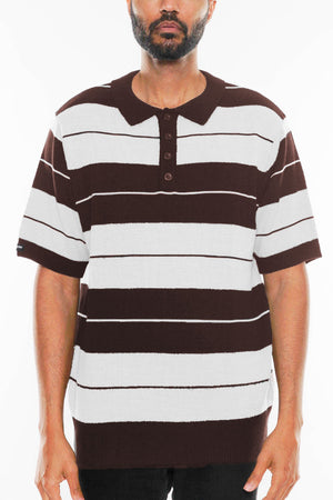 
                  
                    Load image into Gallery viewer, East Side Striped Polo Shirt
                  
                