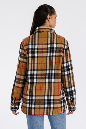 
                  
                    Load image into Gallery viewer, Boyfriend Oversized Soft Flannel Shacket
                  
                
