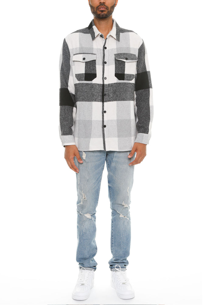 
                  
                    Load image into Gallery viewer, Millikan Soft Flannel Shacket
                  
                