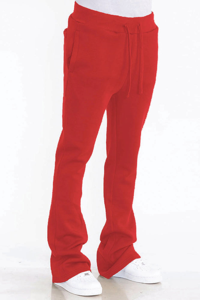 
                  
                    Load image into Gallery viewer, Solid Flare Stacked Track Pants
                  
                