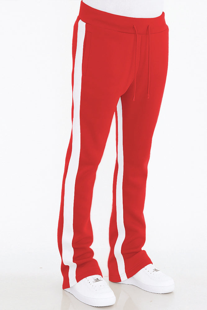 
                  
                    Load image into Gallery viewer, Dual Stripe Stacked Track Pants
                  
                