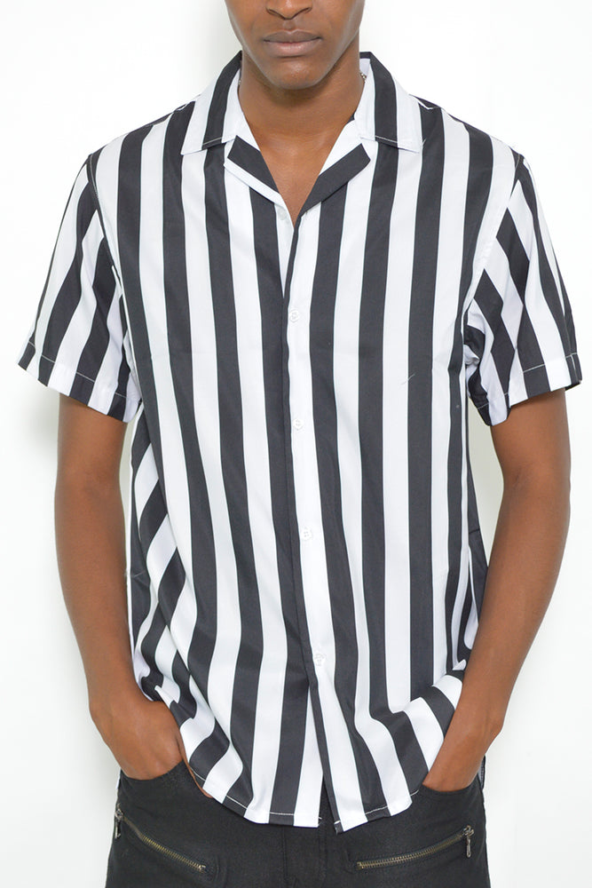 Dreme Striped Print Shirt