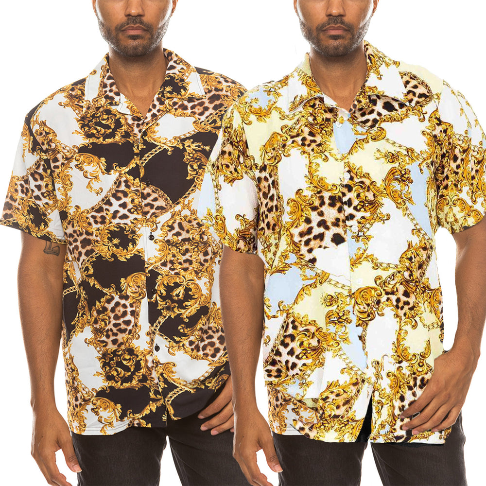 
                  
                    Load image into Gallery viewer, Hidden Cheetah Button Down Shirt
                  
                