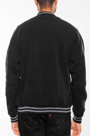 
                  
                    Load image into Gallery viewer, Fleece Varsity Jacket
                  
                