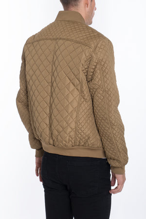 
                  
                    Load image into Gallery viewer, DIAMOND STITCH BOMBER
                  
                