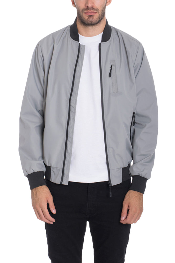 Dimple Bomber Jacket