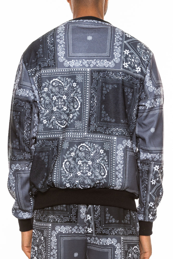 
                  
                    Load image into Gallery viewer, Paisley All Over Print Crewneck
                  
                