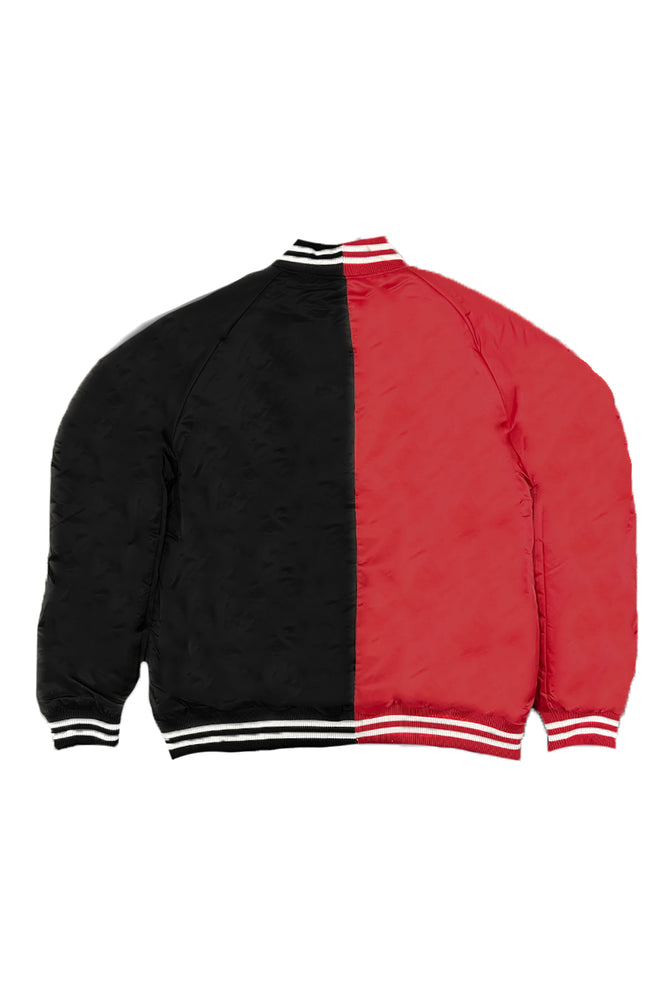 
                  
                    Load image into Gallery viewer, Two Tone Varsity Bomber Jacket
                  
                