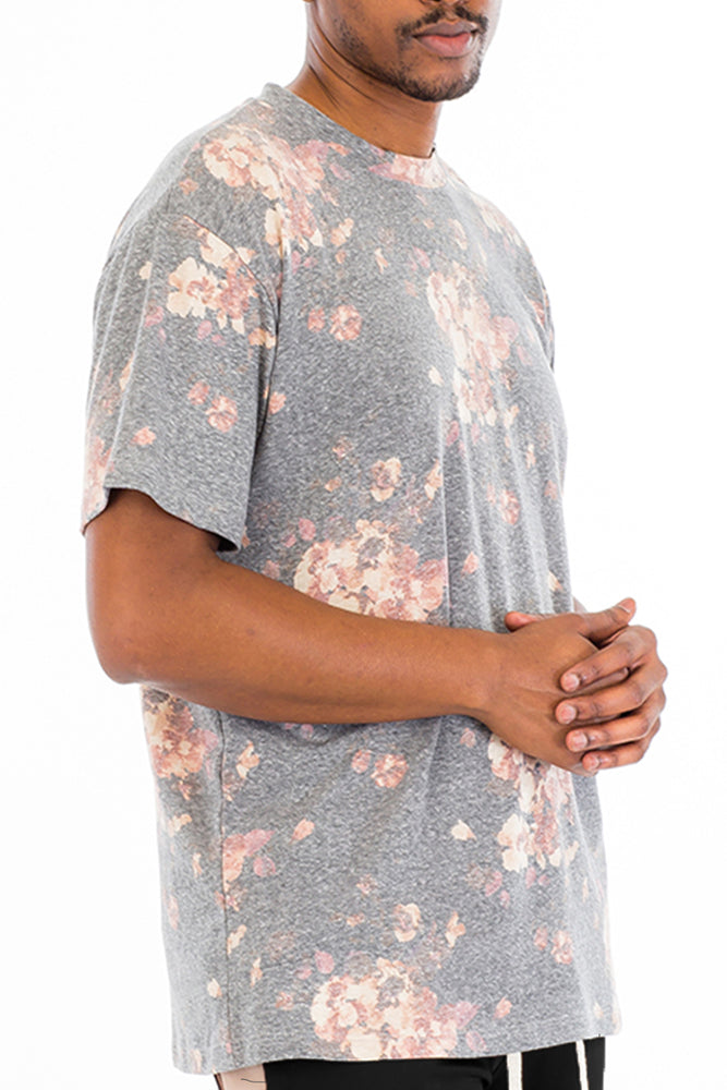 
                  
                    Load image into Gallery viewer, Heathered Floral Tee
                  
                