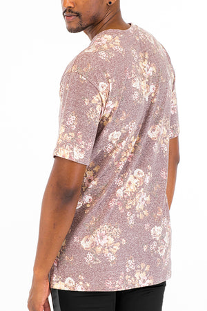 
                  
                    Load image into Gallery viewer, Heathered Floral Tee
                  
                