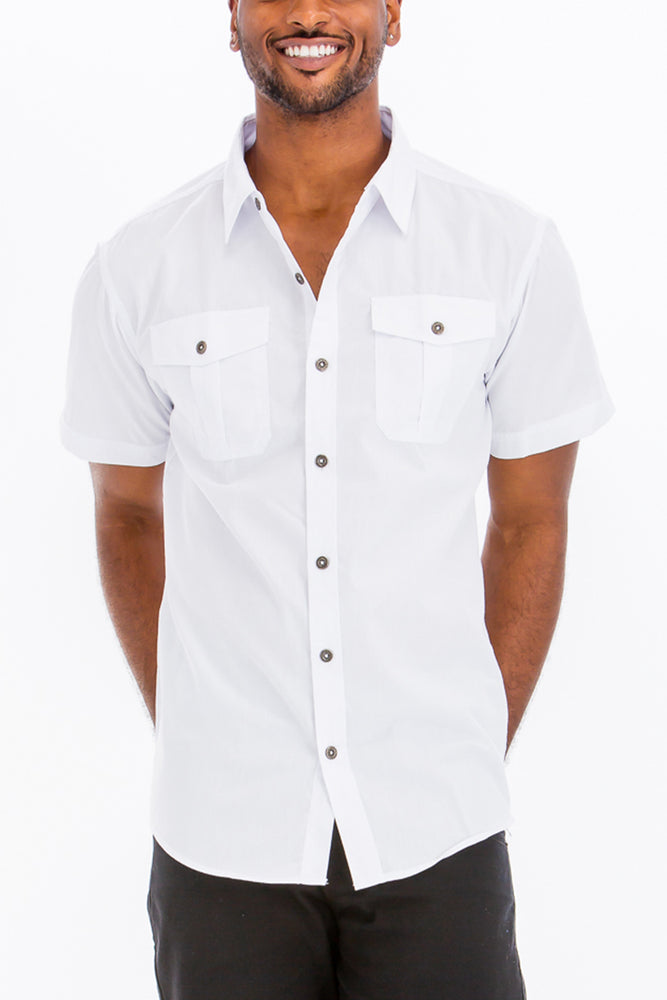 Classic Two Pocket Button Down