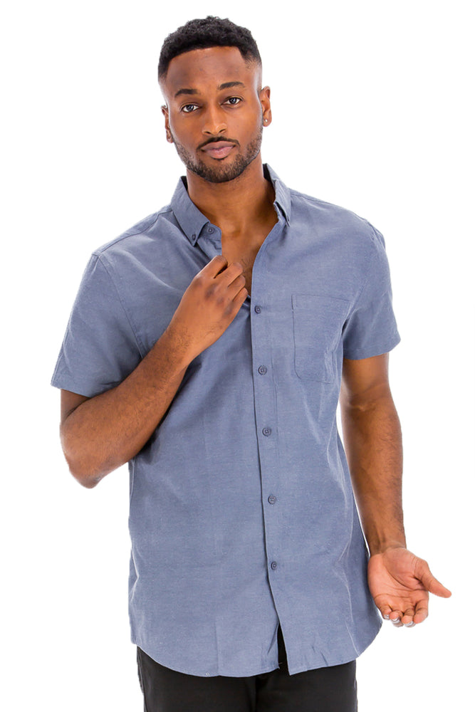 
                  
                    Load image into Gallery viewer, Signature Classic Single Pocket Button Down
                  
                