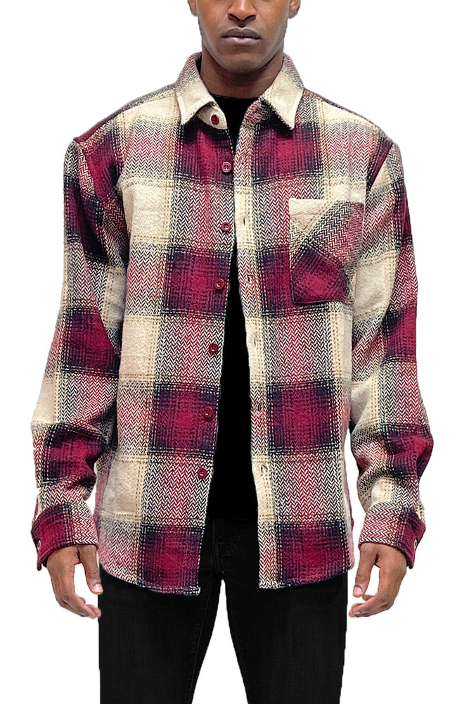 
                  
                    Load image into Gallery viewer, Wool Blend Flannel Shacket
                  
                