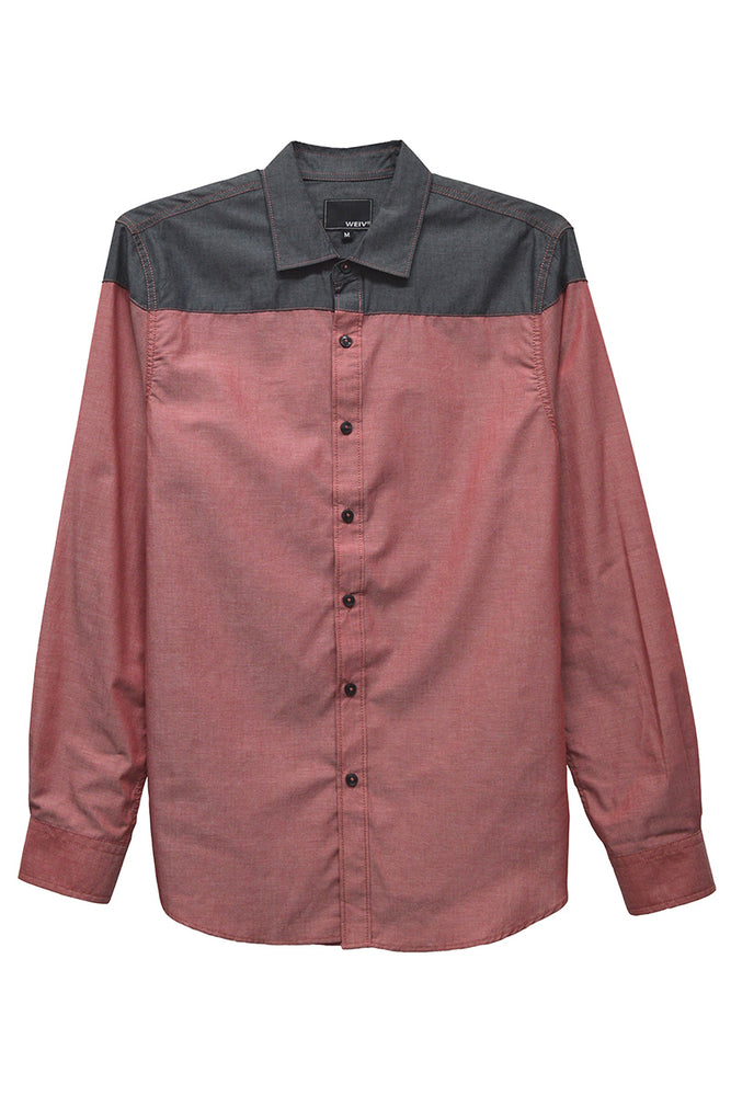 
                  
                    Load image into Gallery viewer, Milo Two Tone Long Sleeve Shirt
                  
                