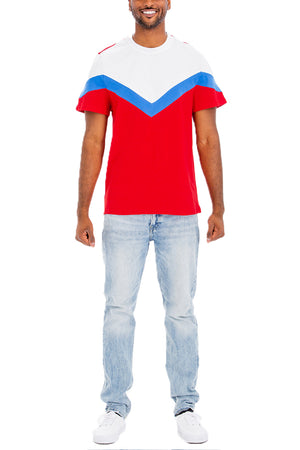 
                  
                    Load image into Gallery viewer, Chevron Color Block Shirt
                  
                