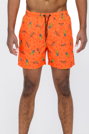 
                  
                    Load image into Gallery viewer, Pineapple Shade Print Swim Shorts
                  
                