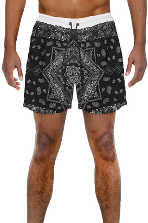 
                  
                    Load image into Gallery viewer, Paisley Print Swim Shorts
                  
                