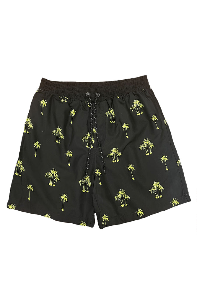 
                  
                    Load image into Gallery viewer, Lime Palm Print Swim Shorts
                  
                