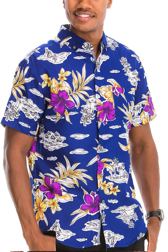 
                  
                    Load image into Gallery viewer, Hawaiian Print Shirt
                  
                