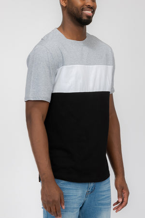 
                  
                    Load image into Gallery viewer, Justin Color Block Tee
                  
                