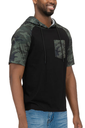 
                  
                    Load image into Gallery viewer, Camo Pocket Hooded Tee
                  
                