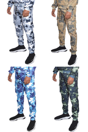 
                  
                    Load image into Gallery viewer, Camo Cargo Joggers
                  
                