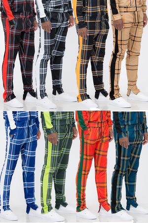 
                  
                    Load image into Gallery viewer, Plaid Out Track Pants
                  
                