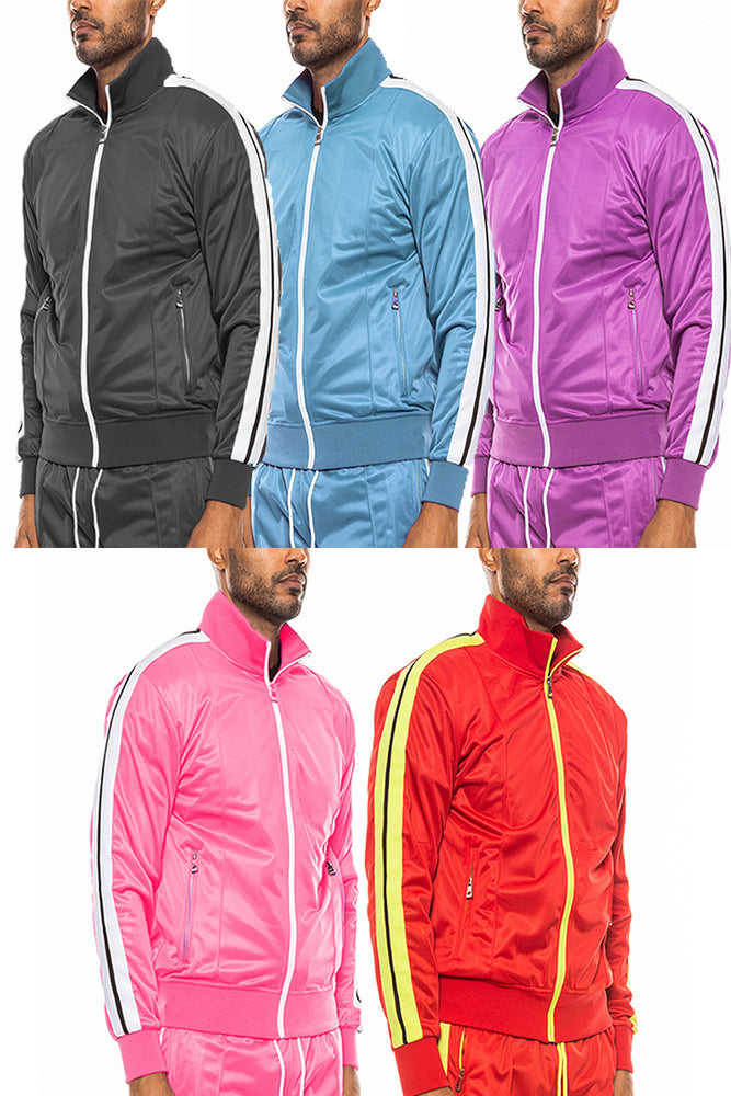 
                  
                    Load image into Gallery viewer, Front Pleat Track Jacket
                  
                