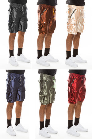 
                  
                    Load image into Gallery viewer, Satin Cargo Shorts
                  
                