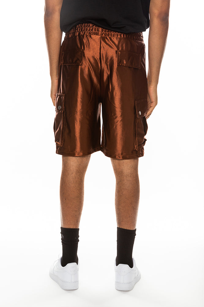 
                  
                    Load image into Gallery viewer, Satin Cargo Shorts
                  
                