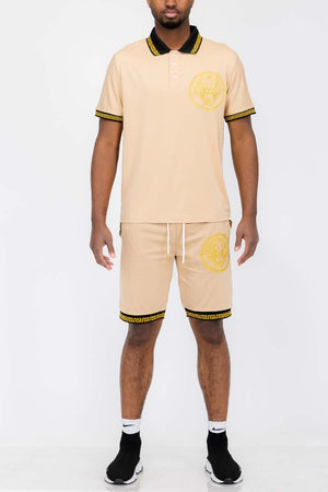 
                  
                    Load image into Gallery viewer, Lion Head Polo Short Set
                  
                
