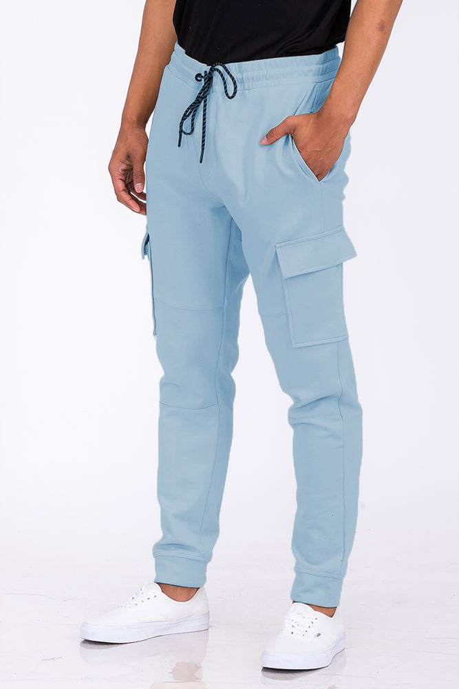
                  
                    Load image into Gallery viewer, Cotton Blend Cargo Joggers
                  
                