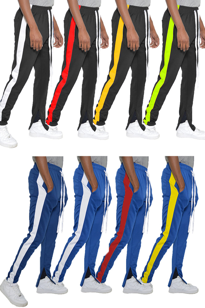 MAN Skinny Fit Tracksuit With Reflective Piping